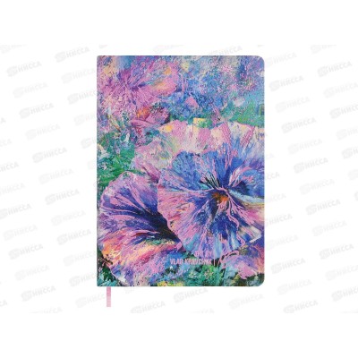 Ежедневник ФЕН А6+ 120л.Escalada,by VladKravchu.Анютины глазки,60776*14