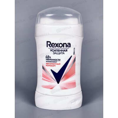 РЕКСОНА дезодорант стик 40мл Абсолютный комфорт *6*30