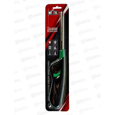 Пьезозажигалка Wisen WВ-3 HANDY газовая кухонная 34501-2 *12 Пьезозажигалка Wisen WВ-3 HANDY газовая кухонная 34501-2 *12
