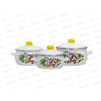 Набор кастрюль Вкус лета 2+3+4л сфера 10-326/4 Набор кастрюль Вкус лета 2+3+4л сфера 10-326/4