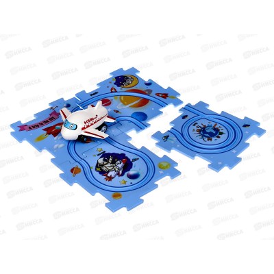 Мой первый трек, 5 элементов, голубой, 1560000037 коробка 24*16*5см