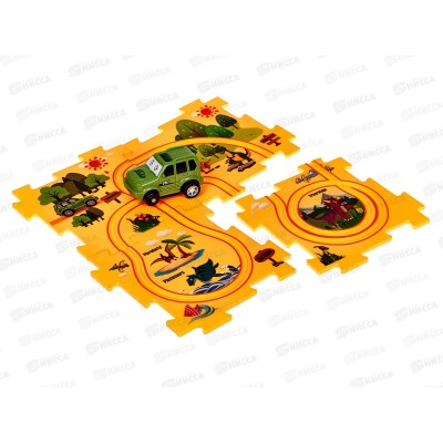 Мой первый трек, 5 элементов, желтый, 1560000039 коробка 24*16*5см