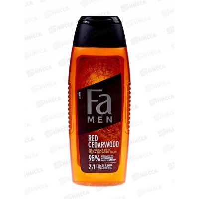 ФА душ-гель MEN Red Cedarwood 250мл *10