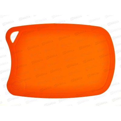 Доска разделочная TimA овальная 310*210 (полиуретан) оранж., ДРГ-3221 Доска разделочная TimA овальная 310*210 (полиуретан) оранж., ДРГ-3221