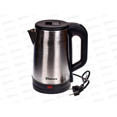 Чайник электрический SA-2167BK 1,8литра черный диск