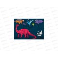 Папка-конверт пластиковая на кнопке EK Dino Planet А4 55402 Папка-конверт пластиковая на кнопке EK Dino Planet А4 55402