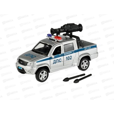 Машина "ТЕХНОПАРК" UAZ PICKUP Полиция 13см, 12POL-CANSR 337465 Машина "ТЕХНОПАРК" UAZ PICKUP Полиция 13см, 12POL-CANSR 337465