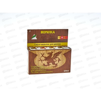 Морилка для дерева сухая водо-растворимая 10г орех *36 Морилка для дерева сухая водо-растворимая 10г орех *36