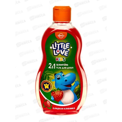 Свобода Little Love шампунь-гель 2в1 Сладкая клубника 400г *12 Свобода Little Love шампунь-гель 2в1 Сладкая клубника 400г *12