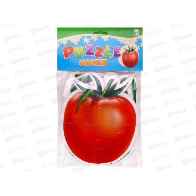 Пазлы мягкие для малышей Овощи П-5420 (изолон) *30