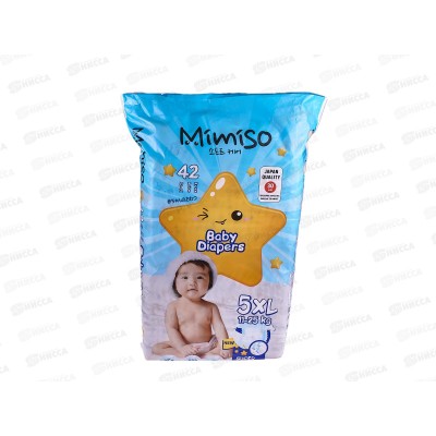 MIMISO подгузники для детей 5/XL 11-25кг 42шт *2 MIMISO подгузники для детей 5/XL 11-25кг 42шт *2