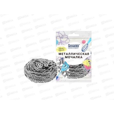 HOMEX Металлическая мочалка спираль Очень Мягкая *25 HOMEX Металлическая мочалка спираль Очень Мягкая *25