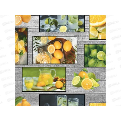 Клеенка Grace нетканная 1,37х20м D81455-2 95769 лимоны и лайм Клеенка Grace нетканная 1,37х20м D81455-2 95769 лимоны и лайм