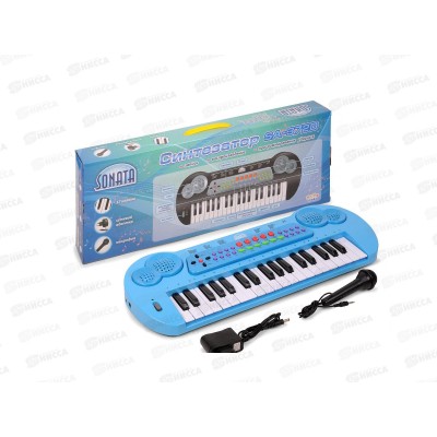 Синтезатор &quotSONATA" 37 клавиш, 8 тембров, SA-3720 в/к 53*20*6см