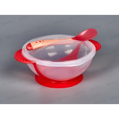 Тарелка на присоске с ложкой арт 138 Тарелка на присоске с ложкой арт 138