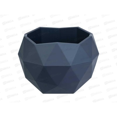 Кашпо &quotТопаз&quot 0,45л Антрацит КШ-9115 *27