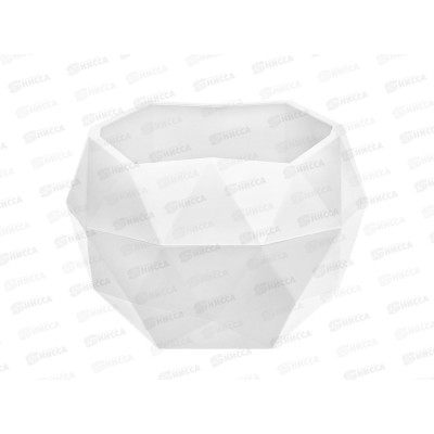 Кашпо &quotТопаз&quot 0,45л Белый КШ-9110 *27