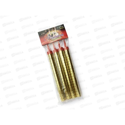 Свеча - Фонтан для торта 17,5см 60сек 4шт, 1502-5198, MF-002 Свеча - Фонтан для торта 17,5см 60сек 4шт, 1502-5198, MF-002