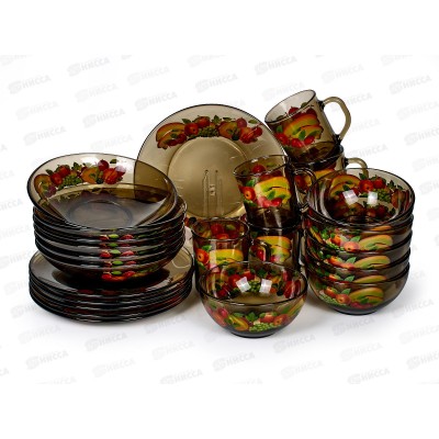 Набор столовый 24пр "Банановый микс" дымка 62157 *1 Набор столовый 24пр "Банановый микс" дымка 62157 *1