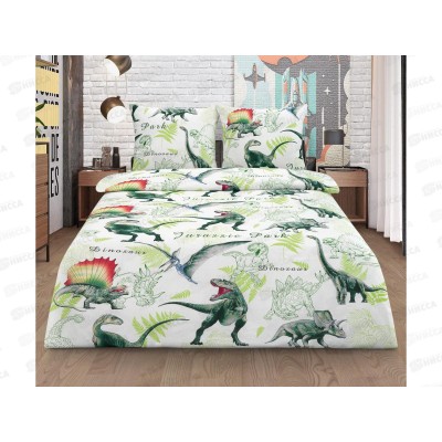 Комплект постельного белья 1.5спальный 215*150 бязь набивная, плотность 125 Динозавры с1 нав 70*70 Комплект постельного белья 1.5спальный 215*150 бязь набивная, плотность 125 Динозавры с1 нав 70*70