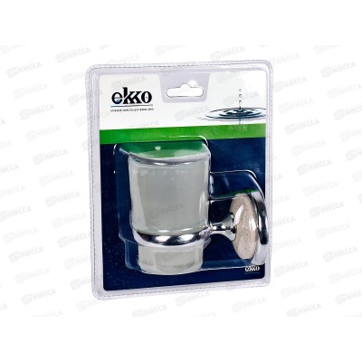 Держатель + стакан хром/серый, E3106 *24 Держатель + стакан хром/серый, E3106 *24