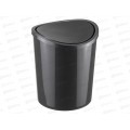 Контейнер для мусора 1,6л настольный Графитовый М2490 *24 Контейнер для мусора 1,6л настольный Графитовый М2490 *24