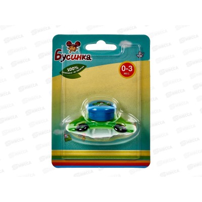 Пустышка силиконовая с прикусом &quotАвтомобиль&quot 0-3 арт 413