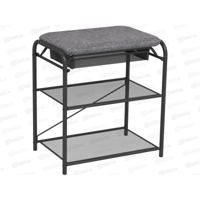 Подставка для обуви 2-х пол "Гранада" 13В с сиденьем и ящиком ПДОГ13В Подставка для обуви 2-х пол "Гранада" 13В с сиденьем и ящиком ПДОГ13В