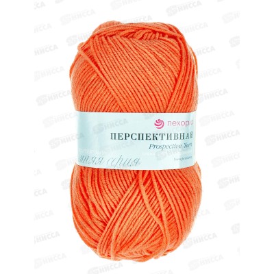 Пряжа Перспективная 396 Настурция 100г270м шерсть50% акрил50% Пряжа Перспективная 396 Настурция 100г270м шерсть50% акрил50%
