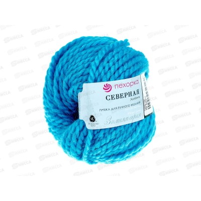 Пряжа Северная 583 Бирюза 50г 50м ангора30% шерсть30% акрил40% Пряжа Северная 583 Бирюза 50г 50м ангора30% шерсть30% акрил40%
