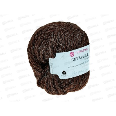 Пряжа Северная 251 Коричневый 50г 50м ангора30% шерсть30% акрил40% Пряжа Северная 251 Коричневый 50г 50м ангора30% шерсть30% акрил40%