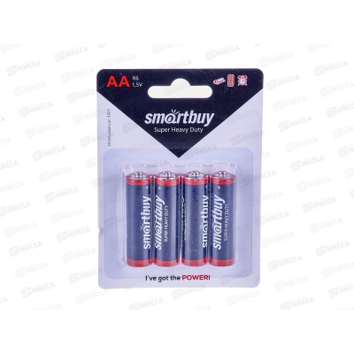 Батарейки SmartBuy R6/4B *4/48/960 Батарейки SmartBuy R6/4B *4/48/960