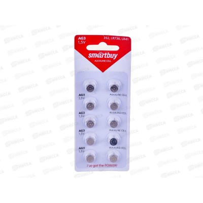 Батарейка SmartBuy AG3-10B *10/100/2000 Батарейка SmartBuy AG3-10B *10/100/2000