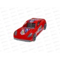 Машинка Turbo "V-MAX" красная 40см, И-5856 *6 Машинка Turbo "V-MAX" красная 40см, И-5856 *6