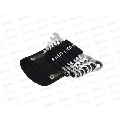 Набор ключей трещоточных 8 предметов Рокот 736-210 г Набор ключей трещоточных 8 предметов Рокот 736-210 г