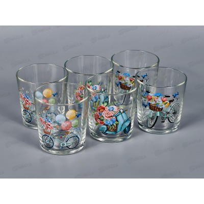 Набор стаканов "Ода" (Романтика) 6шт. 230см3 1256 Набор стаканов "Ода" (Романтика) 6шт. 230см3 1256