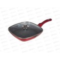 Гриль сковорода с крышкой 28см, ВН-1613N Burgundy Metallic Line