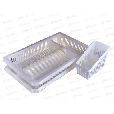 Сушилка д/посуды с поддоном &quotЛилия&quotс суш д/ст приб Шампань ПЦ1562 *7