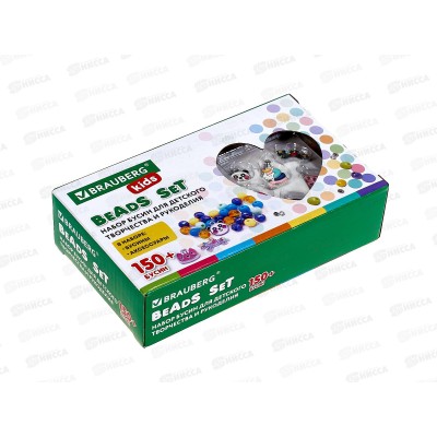 Набор Beads SET,д/тв,Единороги,150 бусин,BRAU.664699 Набор Beads SET,д/тв,Единороги,150 бусин,BRAU.664699