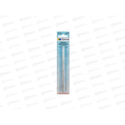 Крючок для вязания №12 &quotGamma&quot МСН сталь d 1.0 мм 12см 12шт в блистере *10