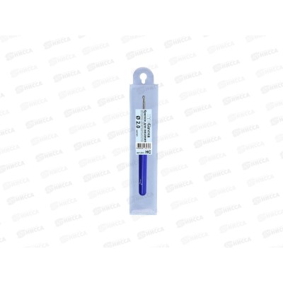 Крючок для вязания "Gamma" HС сталь d 2.0мм 8см 1шт в чехле *10 Крючок для вязания "Gamma" HС сталь d 2.0мм 8см 1шт в чехле *10