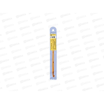 Крючок для вязания "Gamma" HD двухсторонний алюминевый d 5.0-6.0мм 13см в чехле Крючок для вязания "Gamma" HD двухсторонний алюминевый d 5.0-6.0мм 13см в чехле