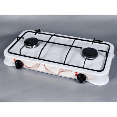 Плита газовая Maxtronic MAX-AO-002 2 конфорки белая Плита газовая Maxtronic MAX-AO-002 2 конфорки белая