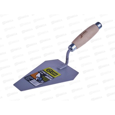 Кельма плиточника (трапец.) с деревянной ручкой,металлический колпачок 320*120мм ON Кельма плиточника (трапец.) с деревянной ручкой,металлический колпачок 320*120мм ON