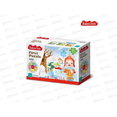 Пазл &quotВремена года. Зима&quot 16 элементов 04158 Baby Toys