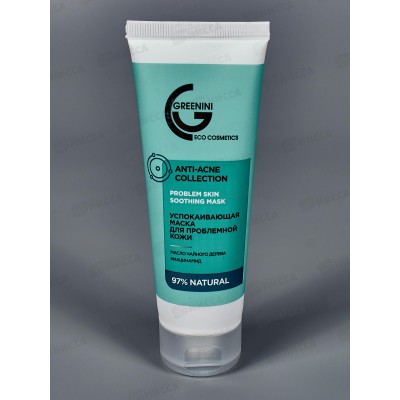 Greenini A-A.C. Успокаивающая маска для проблемной кожи 75мл *15 Greenini A-A.C. Успокаивающая маска для проблемной кожи 75мл *15