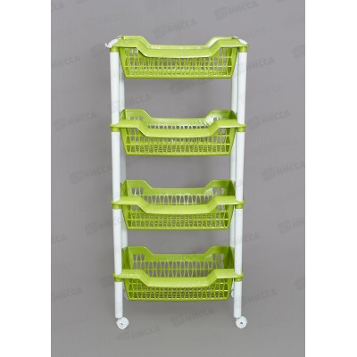 Этажерка универсальная Джета 4 корзины на колесиках С736ОЛВ *4 Этажерка универсальная Джета 4 корзины на колесиках С736ОЛВ *4
