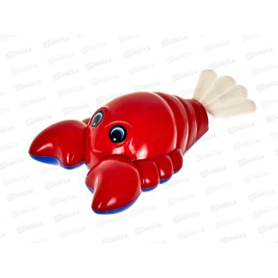 Заводная игрушка для купания. Крабик 1208438 (в пакете) 8,3х4,5х3,6см Заводная игрушка для купания. Крабик 1208438 (в пакете) 8,3х4,5х3,6см