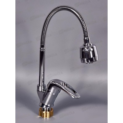 Смеситель для кухни РОТАТО Р5836 боковой гибкий излив