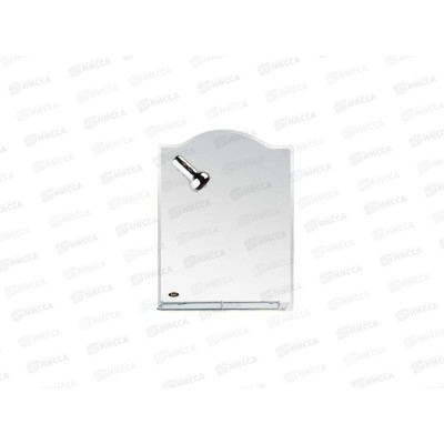 Зеркало серебро полка+светильник 70*50 P709 Зеркало серебро полка+светильник 70*50 P709